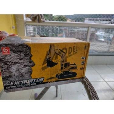 Imagem de Trator Recarregável Brinquedo Com Luz Remoto Escavadeira - ngc