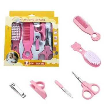 Imagem de Kit 6 Pçs Higiene Cuidados Saúde Bebê Recém Nascido Infantil - Tesla S