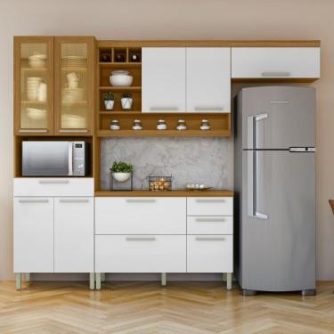 Imagem de Cozinha 4 Peças Paneleiro Burguesa Premium 100% Mdf - Nesher Móveis