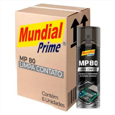 Imagem de Kit 6 Limpa Contato Spray Mundial Prime 300ml