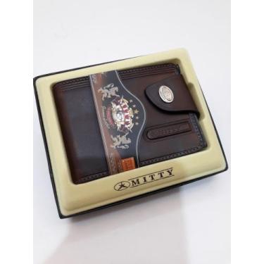 Imagem de Carteira masculino couro Mitty K0QF c/ Tecnologia anti-furto