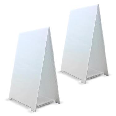 Imagem de Flipside Products - Cavalete de mesa de plástico ondulado premium apagável a seco de 28 cm x 43 cm - pacote com 2