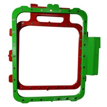 Imagem de KIT Bastidor MAGNÉTICO 10x10 cm e 13x18 Para Máquina De Bordar Singer Em9305