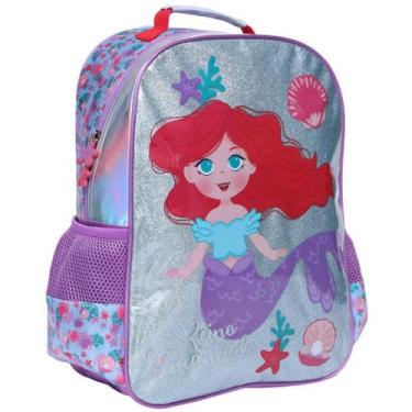 Imagem de Mochila De Costas Infantil Sereia YS42445 Yins Paper, Lilás