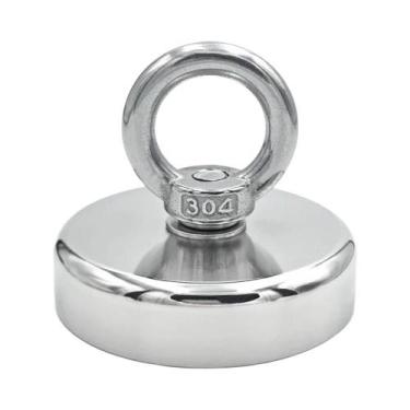 Imagem de Ímã de Pesca de Neodímio Super Forte N52 (D16-D42mm) - Resistente com 