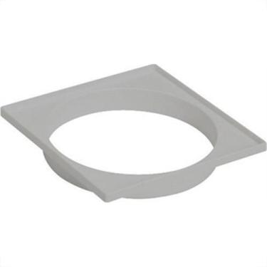 Imagem de Porta Grelha Quadrada Amanco Cinza 15Cm 11770