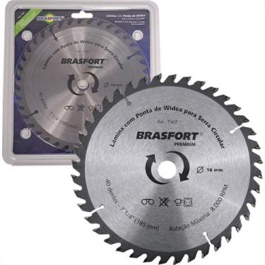 Imagem de Serra Circular Widea Brasfort/Premium 7.1/4''X 40 Dentes X 16Mm - BRAS