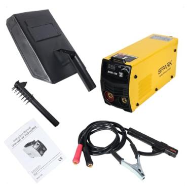 Imagem de Máquina De Solda Mini-120 Solda Mma Com Acessórios Portátil Cor Amarelo Frequência 60hz Spark - 3800W (220, Volts)