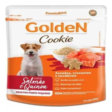 Imagem de Kit 2 und Biscoito Golden Cookies Cães Adulto Porte Salmão/quinoa 350g
