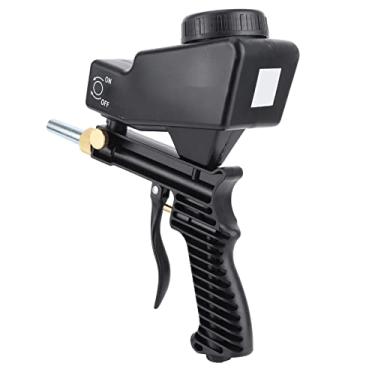 Imagem de Pistola de Jateamento de Areia, Pistola de Areia Tipo Portátil Tipo Portátil Pequeno Pistola de Areia de Areia Suprimentos para Automóveis de Carros de Areia (BLUE) (BLACK)