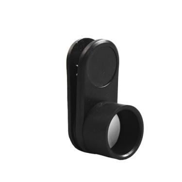 Imagem de LAKE OF FIRE Suporte de giz de bilhar, suporte de giz para taco de sinuca com clipe de cinto, acessórios de bilhar preto (círculo)