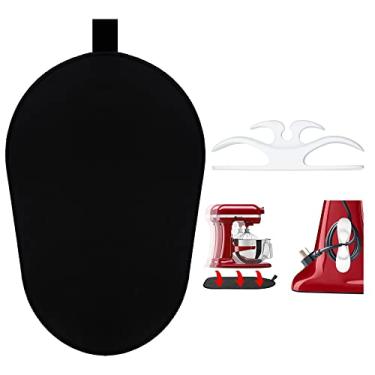 Imagem de Tapete deslizante para batedeira KitchenAid, tapete de mudança para batedeira de 5 a 8 litros, controle deslizante de utensílios de cozinha compatível com batedeira Pro 600 com acessório de cozinha