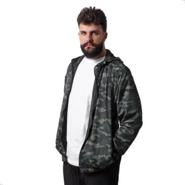 Imagem de Jaqueta Corta Vento Impermeável Masculina Com Forro - TechMalhas, Camu