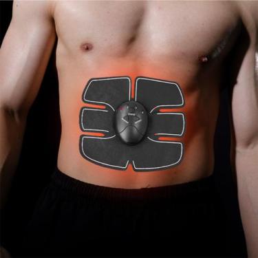 Imagem de Ems Cinto Estimulador Muscular Aparelho Abdominal 6 Packs Tonificador 