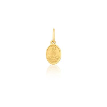 Imagem de Medalha de Nossa Senhora de Fátima em Ouro 18k