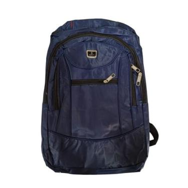 Imagem de Mochila masculina Alça reforçada impermeável 40cm - 9081, Azul