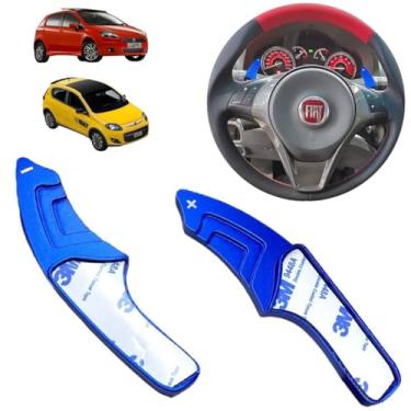 Imagem de Extensor Paddle Shift Volante Compatível Com Punto Palio Sporting (AZUL)