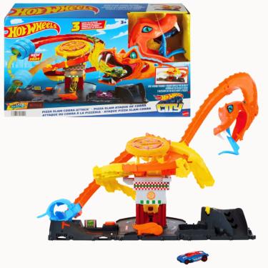Imagem de Hot Wheels Pista Ataque de Cobra Vs. Pizzaria 3 + Mattel