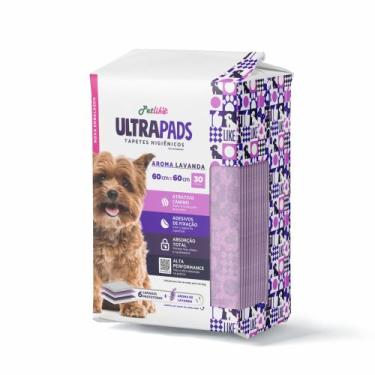Imagem de Tapete Higiênico Para Cães UltraPads Lavanda 60x60cm 30 unid - PETLIKE