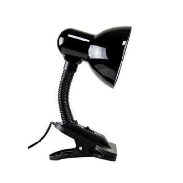 Imagem de Luminária Mesa Garra Presilha Bivolt Leitura Estante Quarto - oem, Pre