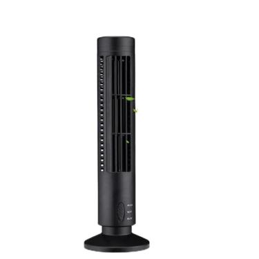 Imagem de Ventilador de Resfriamento Vertical Ventilador de Torre Sem Lâmina para Quarto, Sala de Estar, Escritório, Interface USB, 2 Velocidades de Vento, Brisa e Forte, Economia de