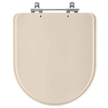 Imagem de Assento Sanitário Laqueado Duomo Plus Amendoa Para Vaso Deca