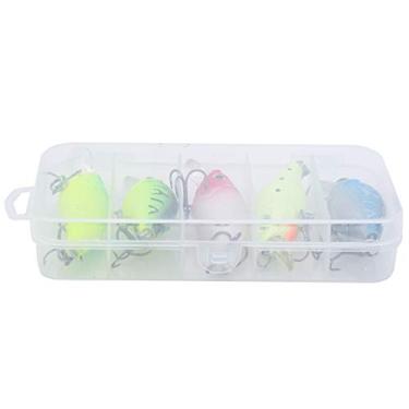 Imagem de 5pcs Lure de Pesca Conjunta Artificial Colorido Pequeno Peixe Kit de Isca de Pesca Acessório de Pesca de Pesca de Pesca de Pesca Cetwingfishing Baitfishing Brankbaitfishing Isca de Capa