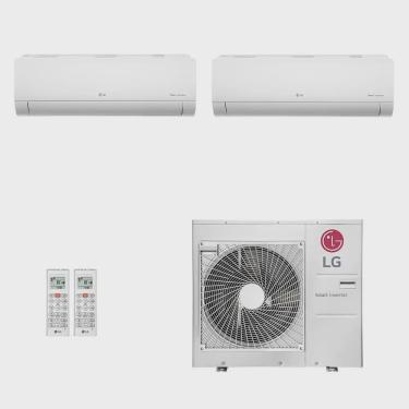 Imagem de Ar-Condicionado Multi Split Inverter LG 36.000 (2x Evap hw 18.000) Quente/Frio 220V