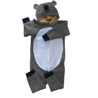 Imagem de Fantasia pijama kigurum soft coala cinza - especiais - Pieretti Modas,