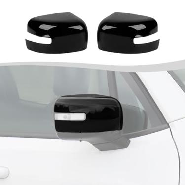 Imagem de SQQP Acabamento da tampa do espelho retrovisor lateral externo adequado para Jeep Renegade 2016-2025 (preto)