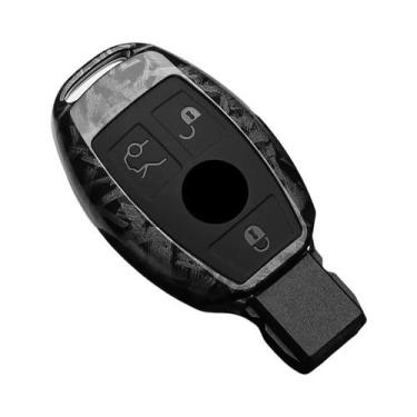 Imagem de Capa para Chave de Carro Mercedes AMG - Fibra de Carbono ABS - Acessór