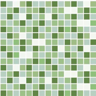 Imagem de Papel de Parede Autoadesivo Vinílico Reforma Azulejo Pastilha Verde Co