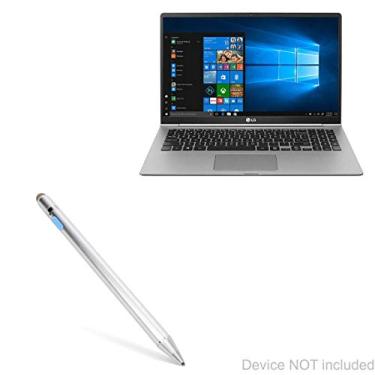 Imagem de Caneta Stylus LG Gram 15,6 polegadas (15Z990), BoxWave [AccuPoint Active Stylus] Stylus eletrônica com ponta ultrafina para LG Gram 15,6 polegadas (15Z990) - Prata metálica