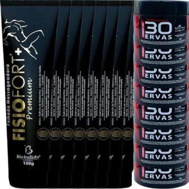 Imagem de Revenda 8 Gel 30 Ervas Power 300G 8 Pomada Fisiofort Premium - Bio Ins