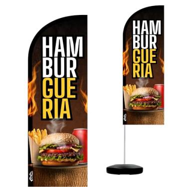 Imagem de Wind Banner Completo 2,10m Hamburgueria