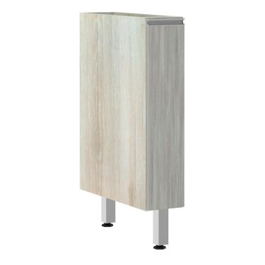 Imagem de Balcão Sem Tampo 15cm Lis Legno Crem e Concreto