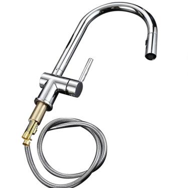 Imagem de Torneira Gourmet Bancada Cozinha Monocomando Retratil Ducha