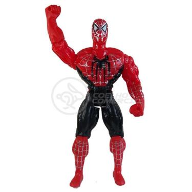 Imagem de Brinquedo Boneco Vingadores Homem Aranha 25Cm + Mascara 16Cm