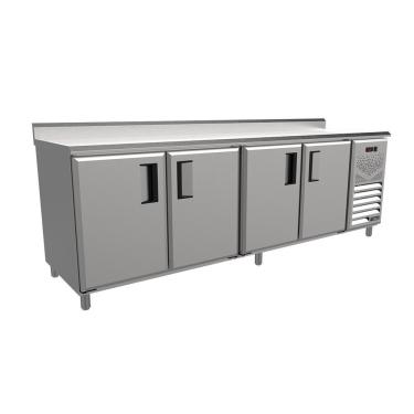 Imagem de Balcão De Encosto Refrigerado Venâncio 2,5m Linha Prime 127v Liso Espelhado Pcfrh25-33133