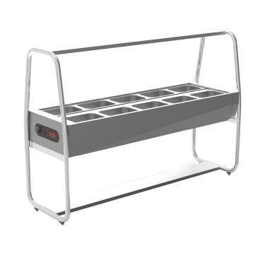 Imagem de Buffet Térmico Saro 10 Cubas Com Tampa Inox 220v Bf1022