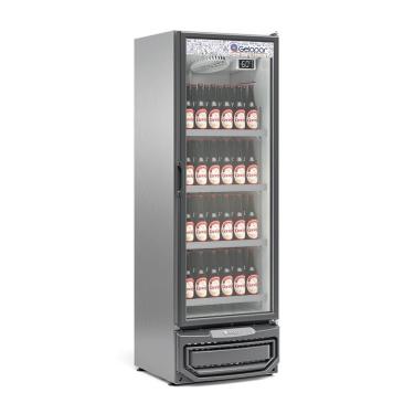 Imagem de Refrigerador Expositor Vertical 45 Litros Inox 220v Gelopar Gcbc-45 Ti