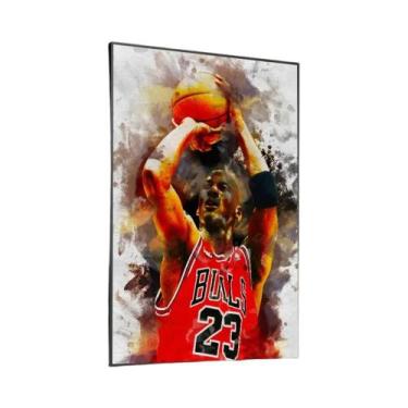 Imagem de 1pc basquete esportes jogo michaell-j-jordan cartaz adesivos arte mura