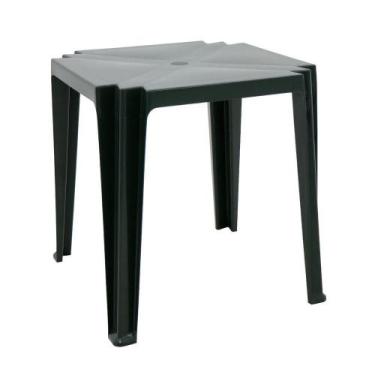 Imagem de Mesa Tramontina Tambaú 68x68x72 Cm Em Polipropileno Verde