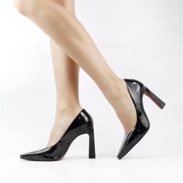 Imagem de Scarpin Salto Fino Classic - ANDINE, Preto, 37