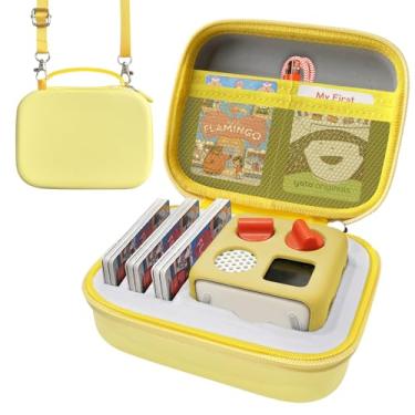 Imagem de Roseliya Capa Compatível Com Yoto Mini Kids Bluetooth Audio Player, Suporte De Viagem Para Alto-Falante Infantil, Toca Histórias, Música, Podcast, Rádio, Cartões (Apenas Bolsa) - (Amarelo)