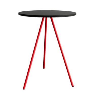 Imagem de Mesa Lateral Gabriela Wood Vermelha - New Green