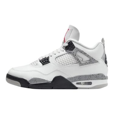 Imagem de Nike Óculos de sol unissex Jordan Air 4 retrô para adultos, Summit branco/vermelho fogo, 45