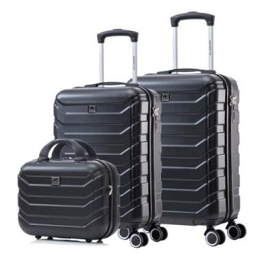 Imagem de Kit Mala Bordo 3 Peças com Frasqueira + 10kg + 8kg ANAC - Geral, P015 
