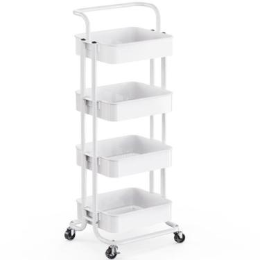 Imagem de Carrinho utilitário Pipishell de 4 camadas de malha com alça e rodas b