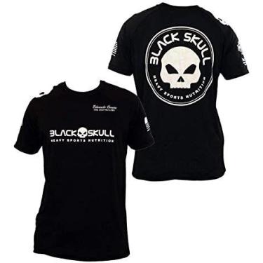Imagem de Camiseta Manga Curta Tradicional - BLACK SKULL, Branco, GG / XL